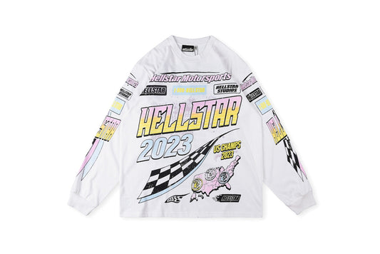 Hellstar Brain Racer Long Sleeve 脑赛车手男女长袖T - view 14