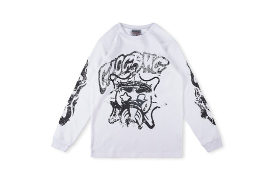 Glo Gang Eroded Glo Thermal Tee饮料卡通长T - view 12