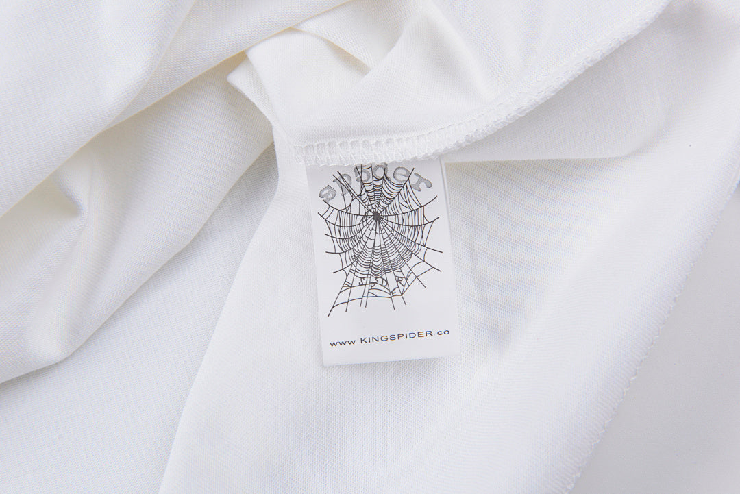 Sp5der worldwide 555555 Beluga Heather Grey休闲长T - view 2