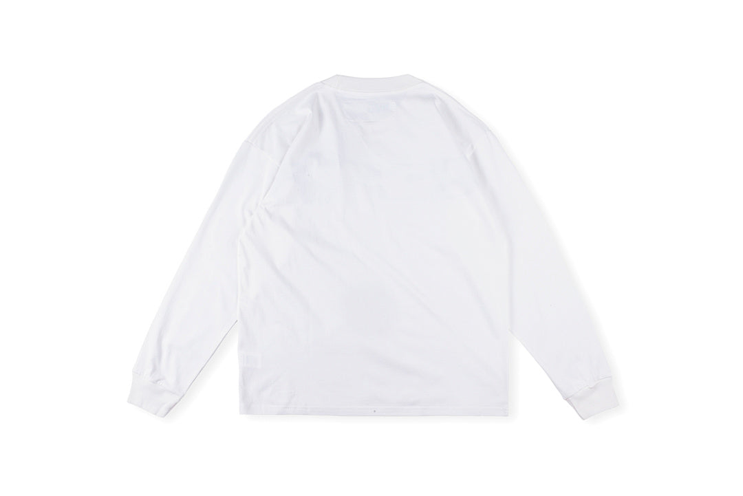 Sp5der worldwide 555555 Beluga Heather Grey休闲长T - view 9