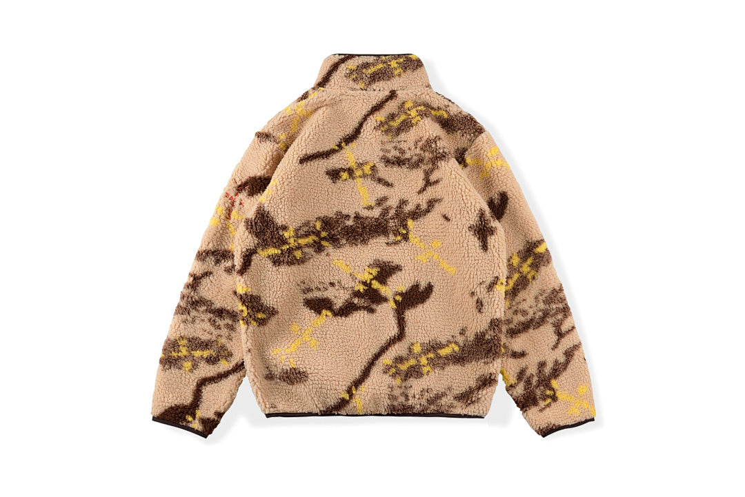 Travis Scott Cactus Trails Sherpa Zip-Up 羊羔绒迷彩夹克外套 - view 9