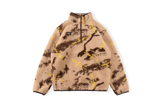 Travis Scott Cactus Trails Sherpa Zip-Up 羊羔绒迷彩夹克外套 - view 10