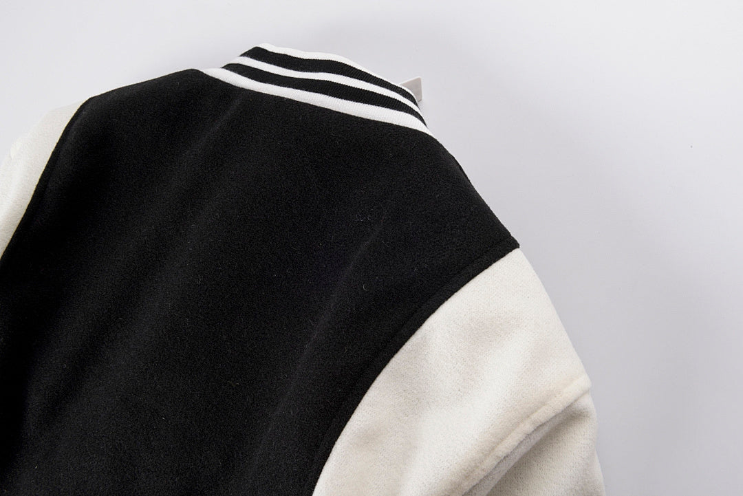 Revenge Varsity Letterman Jacket 刺绣拼接棒球服棉衣夹克外套 - view 7