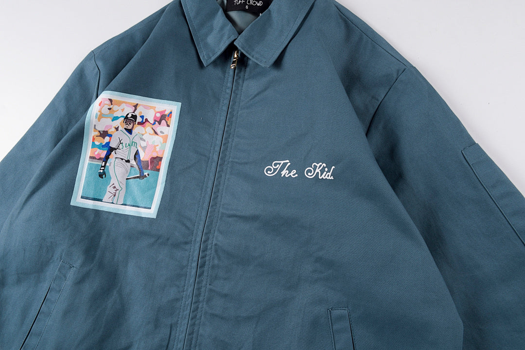 TUFF CROWD Jacket ins同款 明星同款 重工贴布拉链外套男女夹克 - view 8