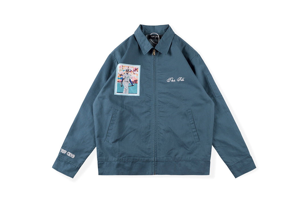 TUFF CROWD Jacket ins同款 明星同款 重工贴布拉链外套男女夹克 - view 15