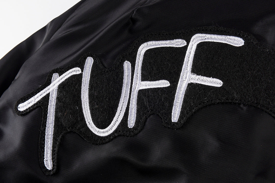 明星同款 TUFF CROWD Jacket ins同款狗头重工刺绣拉链棉衣夹克 - view 10