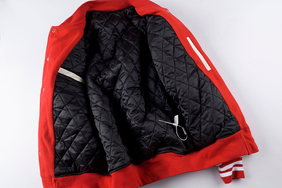 詹姆斯同款price stadium jacket重工全刺绣工艺棒球运动夹克外套 - view 2