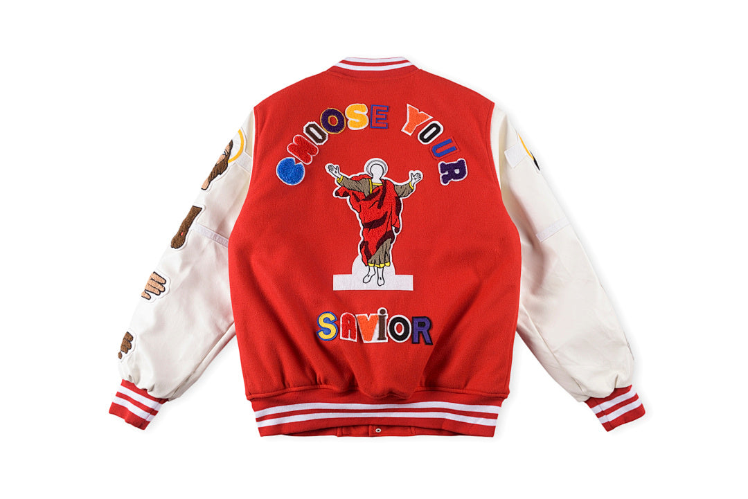 詹姆斯同款price stadium jacket重工全刺绣工艺棒球运动夹克外套 - view 17