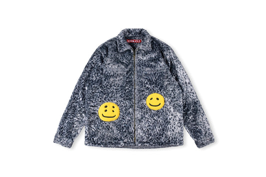 Kanye 菲董同款CPFM.XYZ Ranch Zip Jacket 斑纹豹纹反绒夹克 - view 9