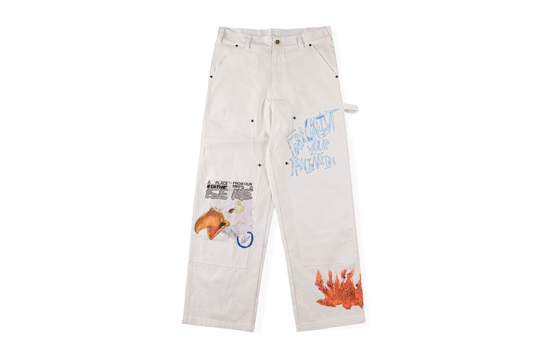 Travis Scott 藤联名闪电 PAINTERS IMAGINATION PANT 长裤 - view 12