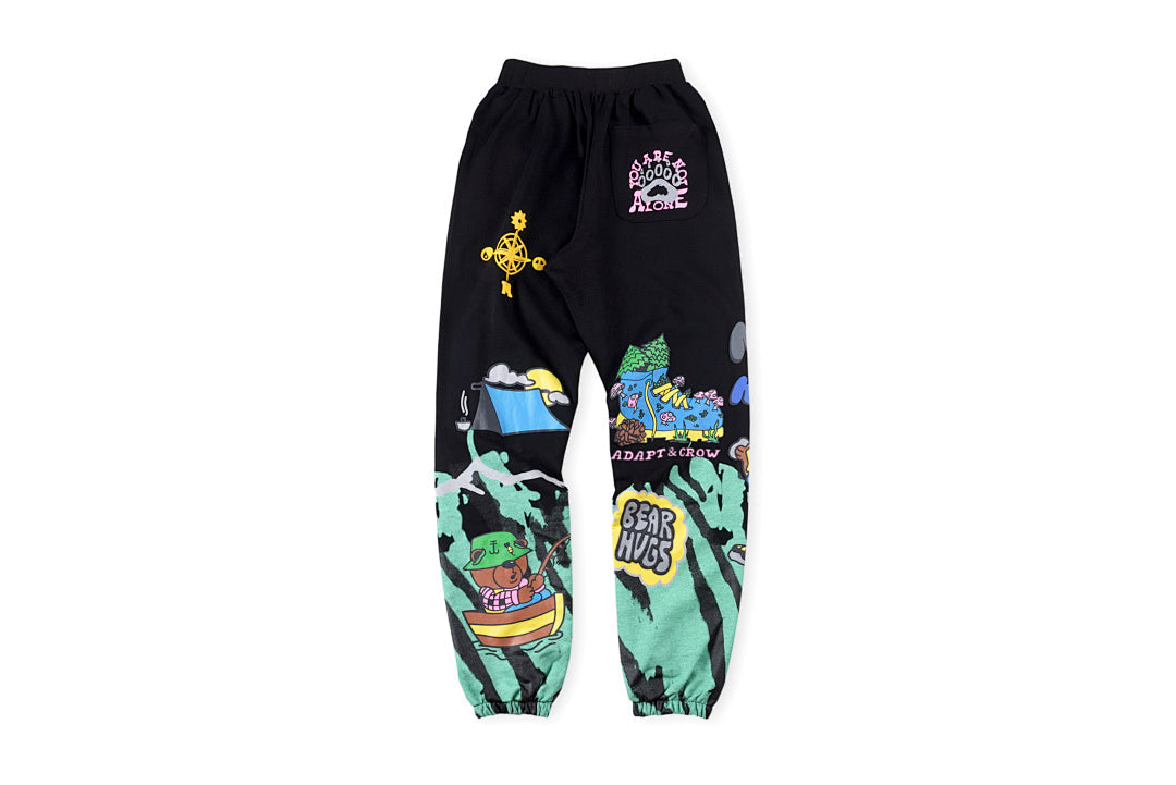 market chenilie hoodie 小熊印花系列长裤 - view 13