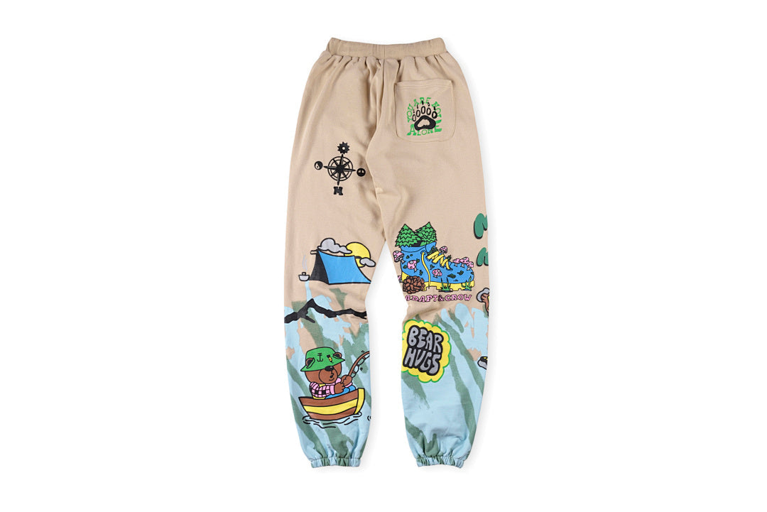 market chenilie hoodie 小熊印花系列长裤 - view 17