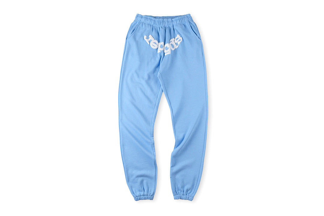 明星同款SP5der 555555 ANGEL NUMBER PANTS HOODIE长裤卫衣套装长裤 - view 4