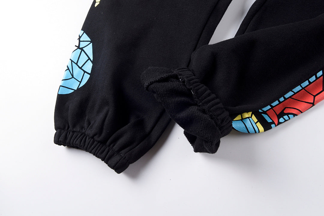 SMILEYR MARKET MOSAIC HOODIE图案印花秋冬百搭卫裤 - view 2