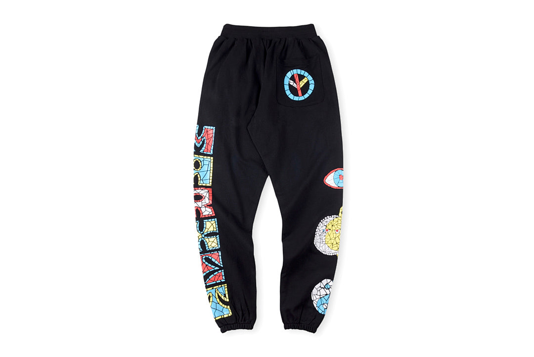 SMILEYR MARKET MOSAIC HOODIE图案印花秋冬百搭卫裤 - view 7