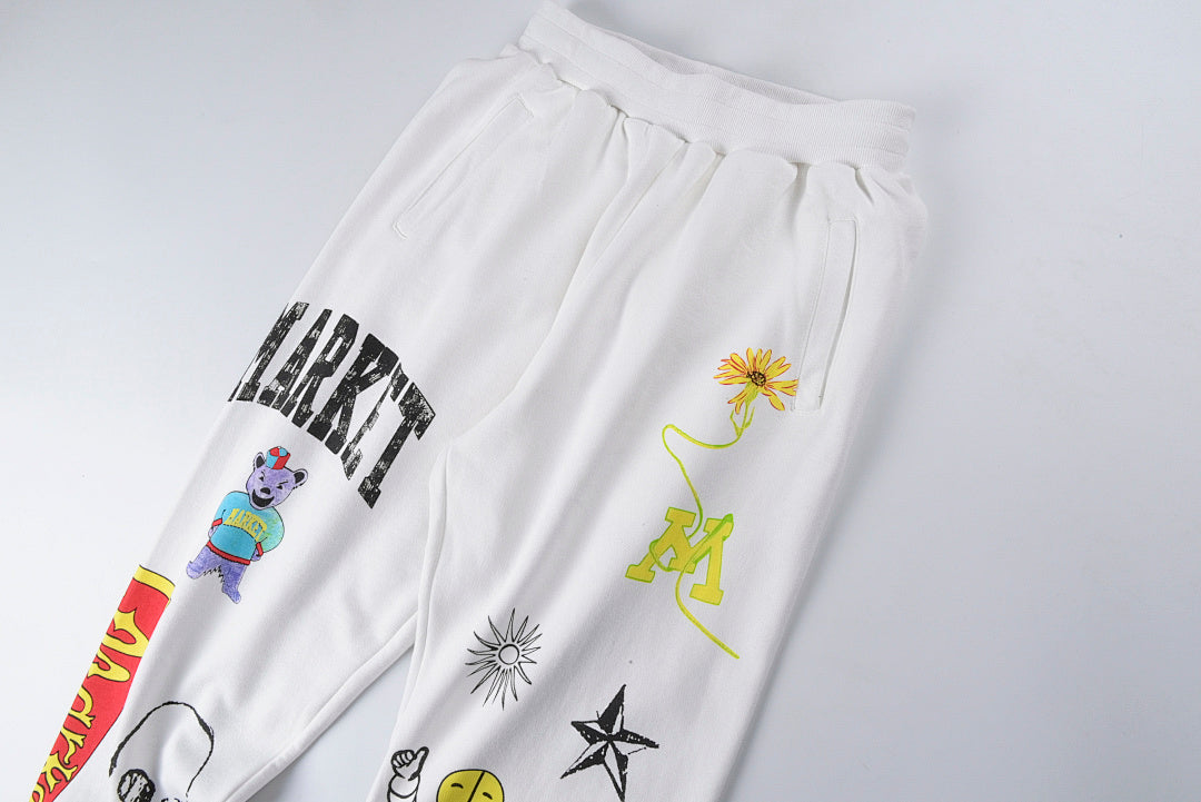 SMILEYR MARKET MOSAIC HOODIE 连帽衫时尚百搭套装卫裤 - view 5