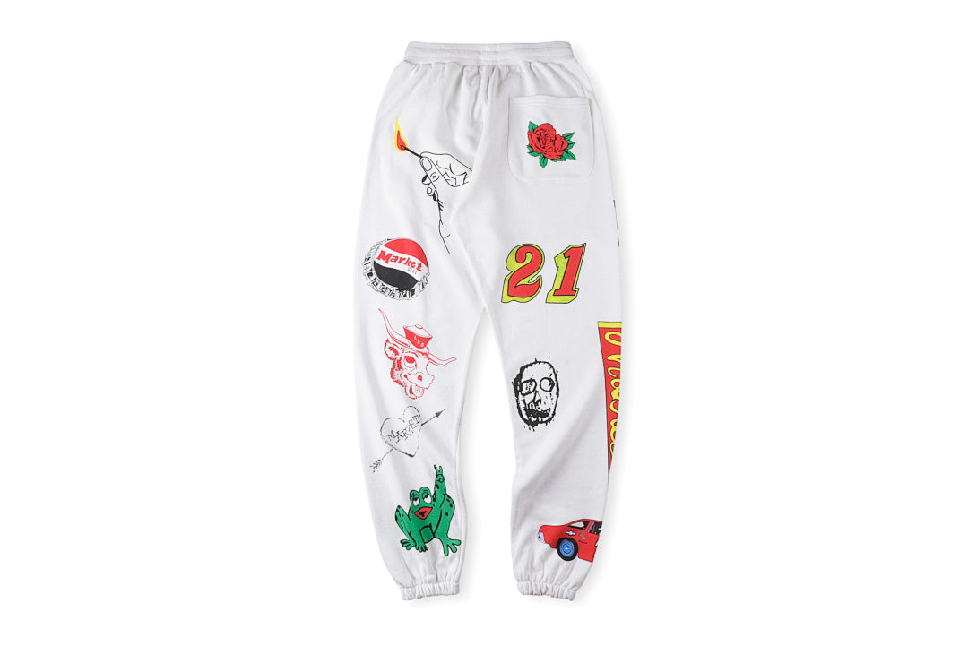 SMILEYR MARKET MOSAIC HOODIE 连帽衫时尚百搭套装卫裤 - view 8