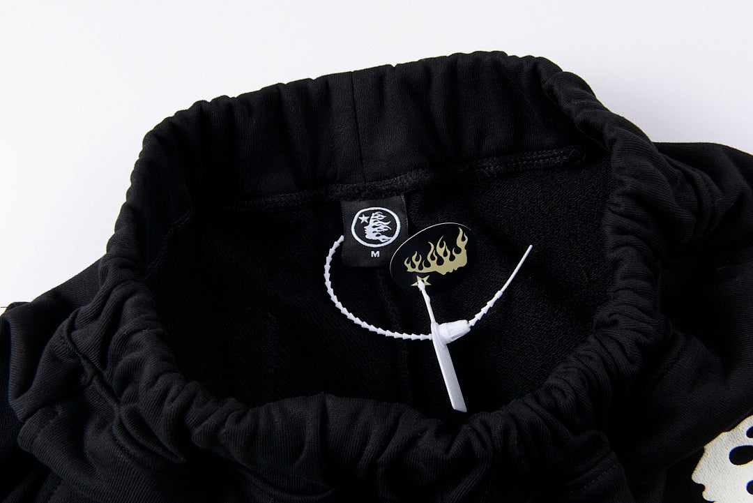 Hellstar path to paradise Black Sweatpants 运动休息纯棉长裤 - view 3