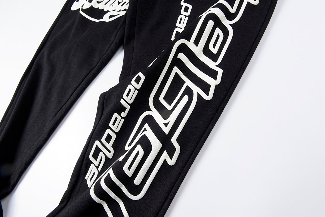 Hellstar path to paradise Black Sweatpants 运动休息纯棉长裤 - view 6