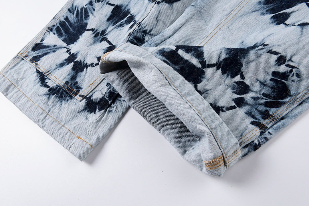 Rocky 同款CPFM.XYZ Capenter Denim Pants 扎花牛仔休闲运动长裤 - view 1