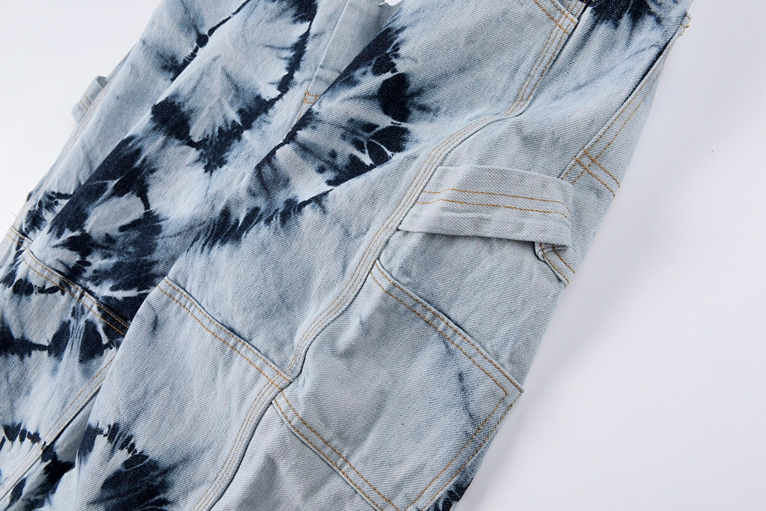 Rocky 同款CPFM.XYZ Capenter Denim Pants 扎花牛仔休闲运动长裤 - view 4
