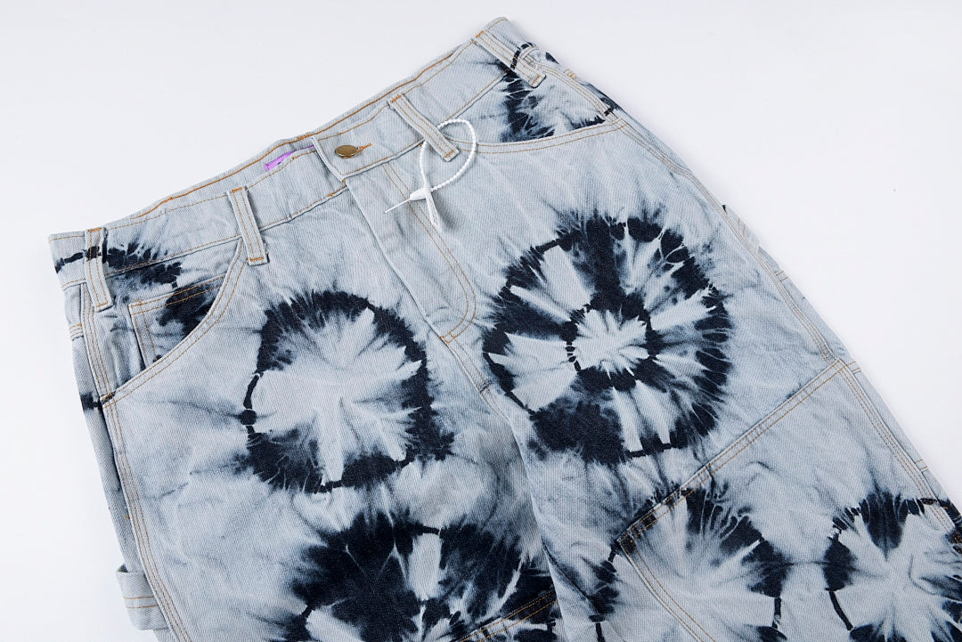 Rocky 同款CPFM.XYZ Capenter Denim Pants 扎花牛仔休闲运动长裤 - view 6