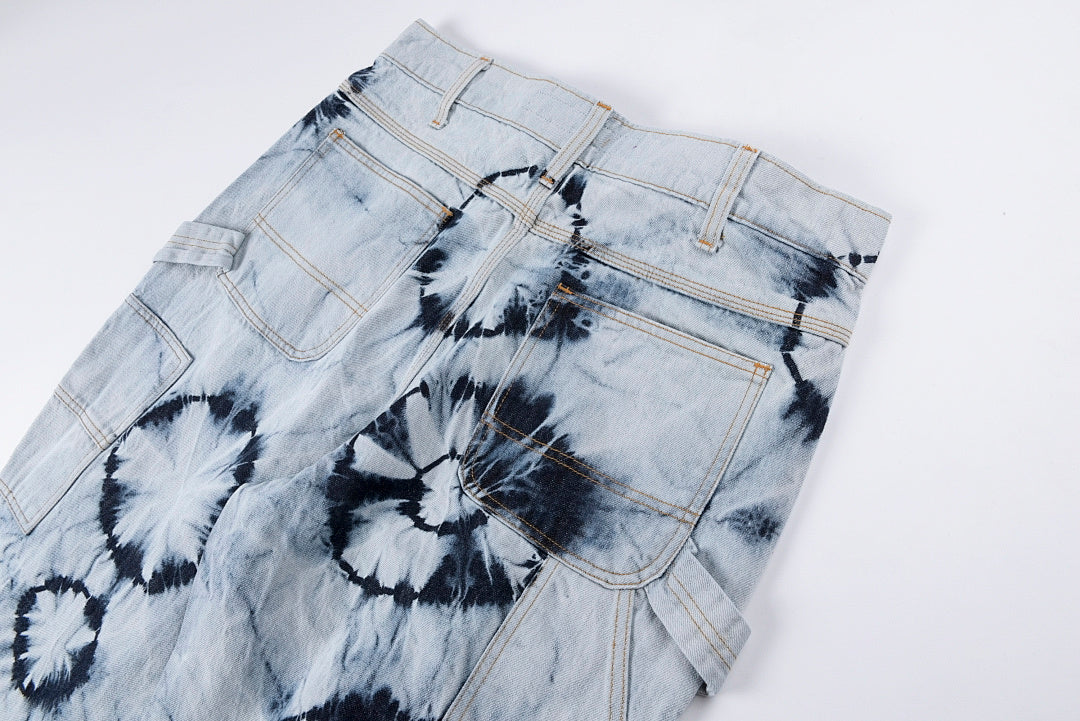 Rocky 同款CPFM.XYZ Capenter Denim Pants 扎花牛仔休闲运动长裤 - view 8
