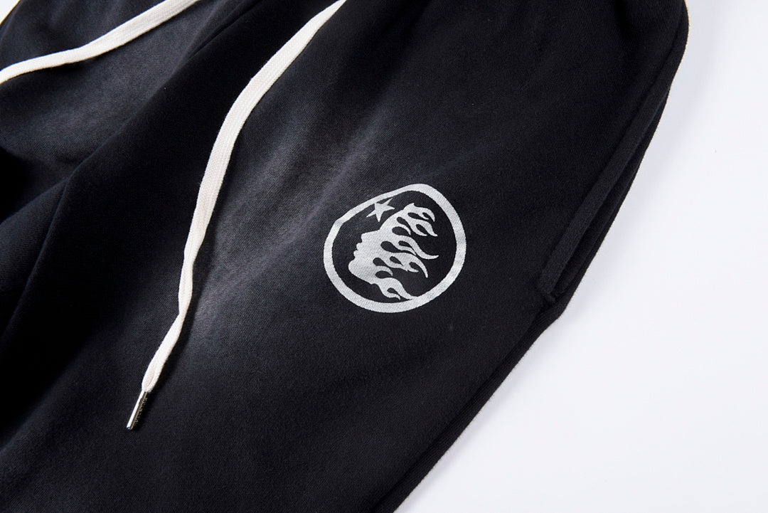 Hellstar Studios Uniform Hoodie pants大logo洗水重工长裤 - view 5