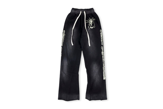 Lost intricacy Lavender Zip Up Hoodie骷髅大logo洗水长裤 - view 8