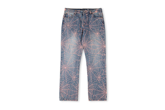 Sp5der WorldWide Track Jacket pants 蜘蛛网牛仔裤 - view 10