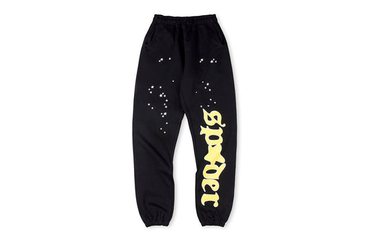 Sp5der worldwide Jeffery Hoodie星星字母男女同款长裤 - view 9