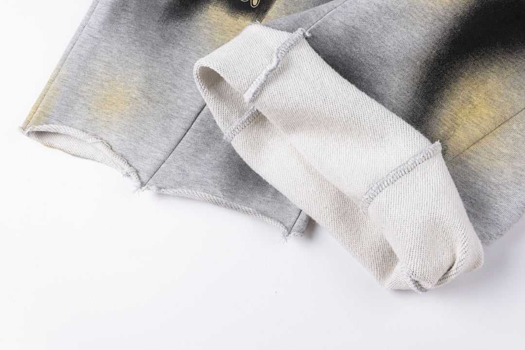 Lost intricacy Lavender Zip Up Hoodie logo洗水印花长裤 - view 1