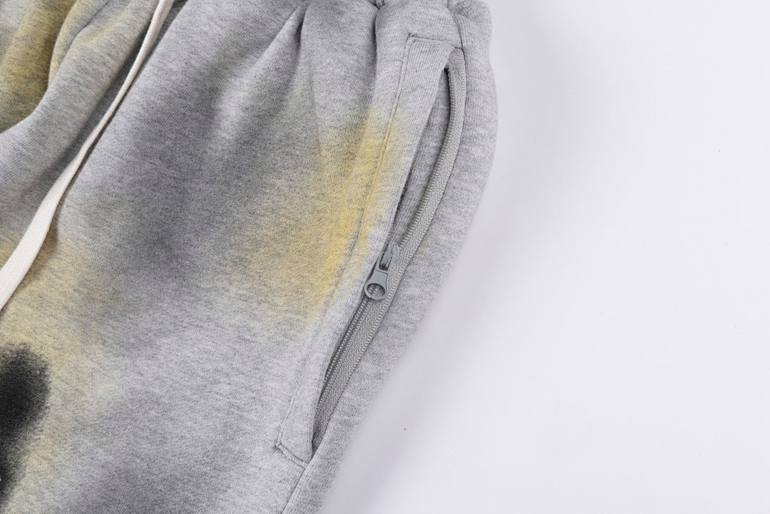 Lost intricacy Lavender Zip Up Hoodie logo洗水印花长裤 - view 5