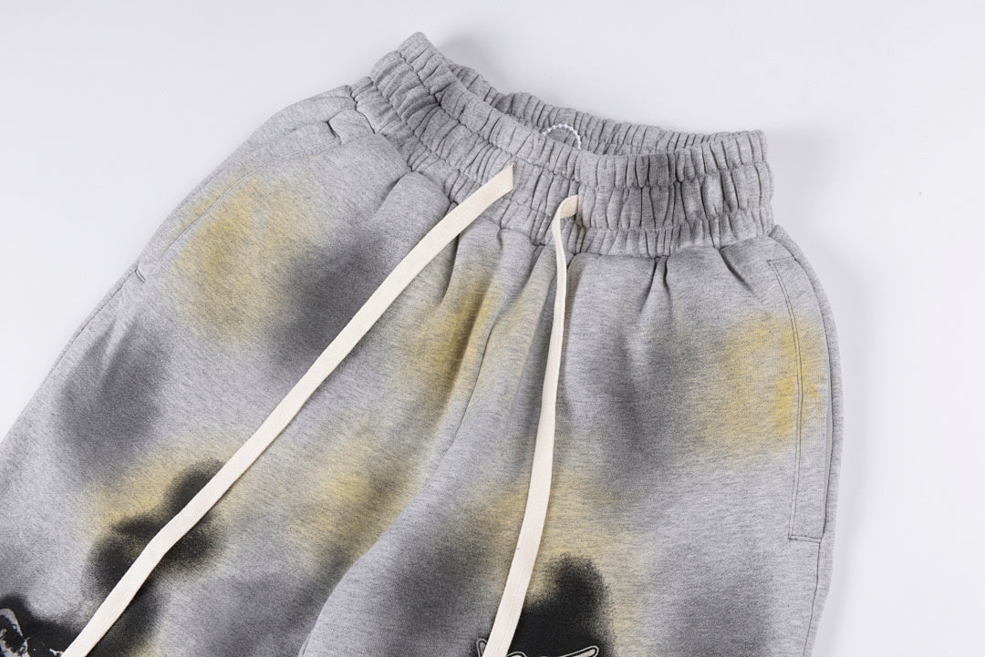Lost intricacy Lavender Zip Up Hoodie logo洗水印花长裤 - view 6