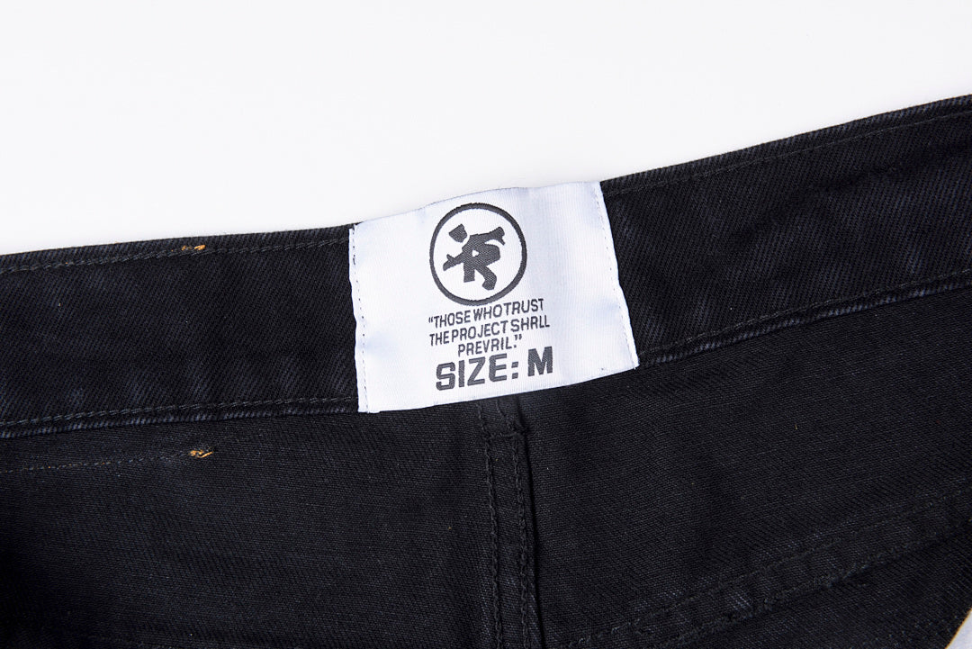 Project Capri Emergency jeans 刺绣欧美风休闲牛仔长裤 - view 5