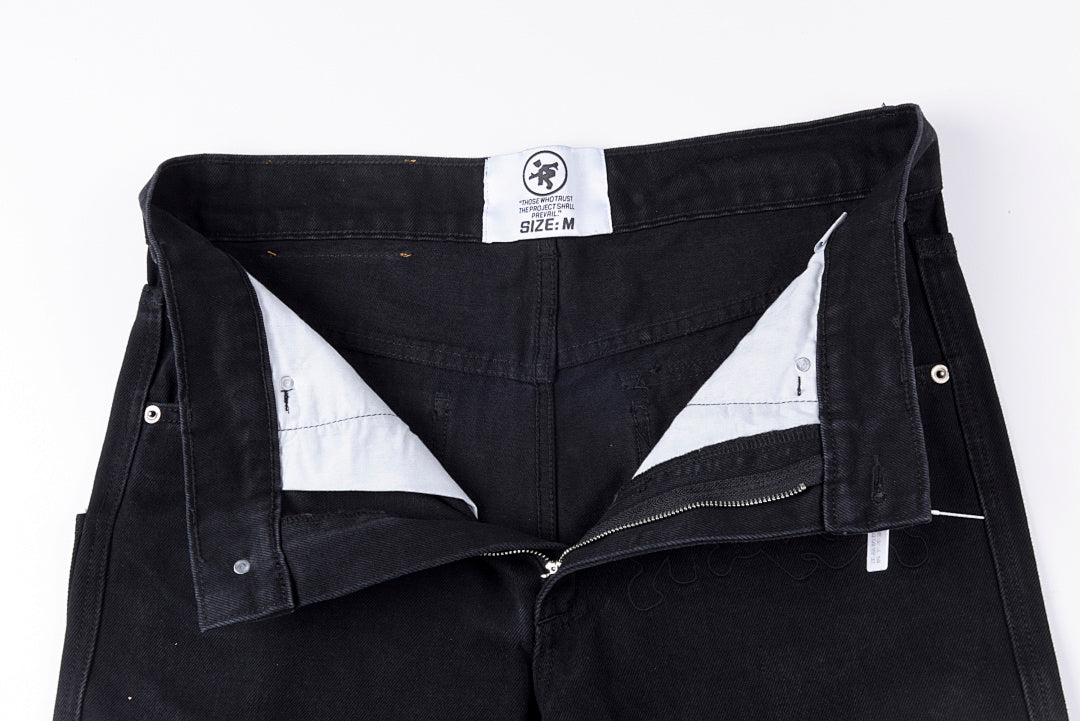 Project Capri Emergency jeans 刺绣欧美风休闲牛仔长裤 - view 6