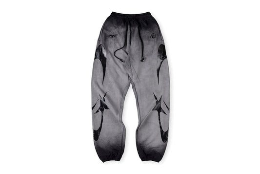 Hellstar Studios Grey Hoodie 洗水男女休闲长裤 - view 10