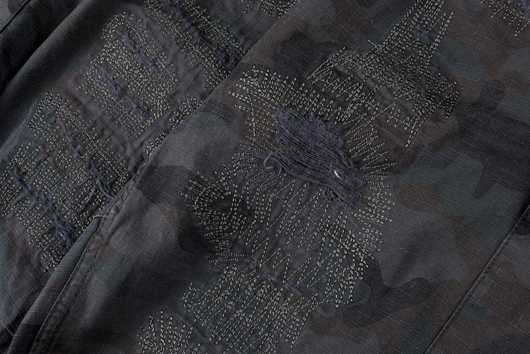 Hellstar Studios Capsule 11Camo Cargo Shorts刺绣工装长裤 - view 4