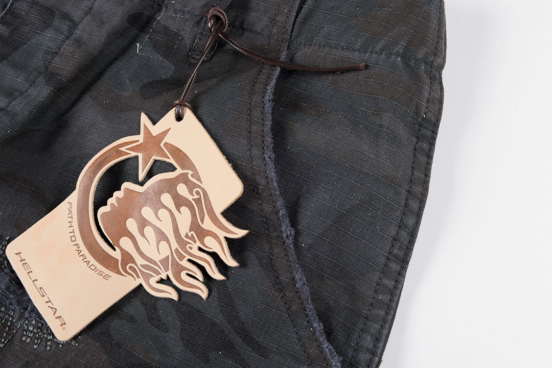 Hellstar Studios Capsule 11Camo Cargo Shorts刺绣工装长裤 - view 5