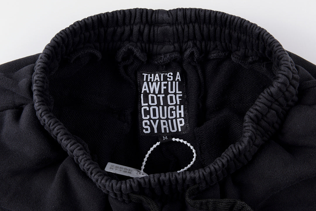 That's A Awful Lot Of Cough Syrup Hoodie骷髅骨骼刺绣套装长裤 - view 2