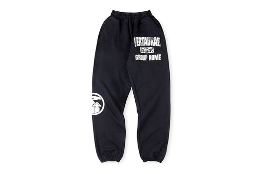Vertabre Tattoo Zip Up Hoodie 洗水做旧男女款套装长裤 - view 9