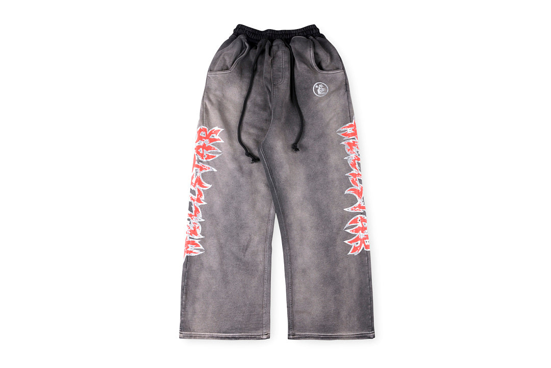 Hellstar Studios Glitter printing Hoodie 闪片印花洗水套装长裤 - view 10
