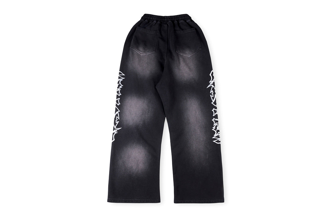Hellstar Studios Glitter printing Hoodie 闪片印花洗水套装长裤 - view 11