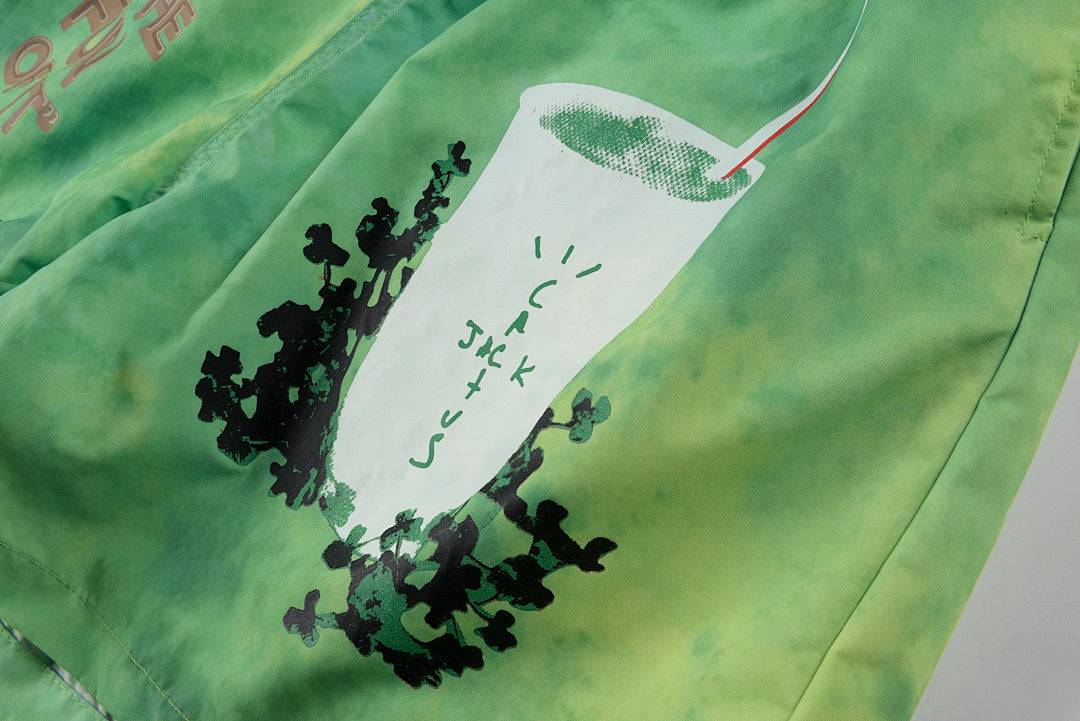 Travis Scott Cactus Jack Shorts tee联名M记周边运动休闲短裤 - view 5