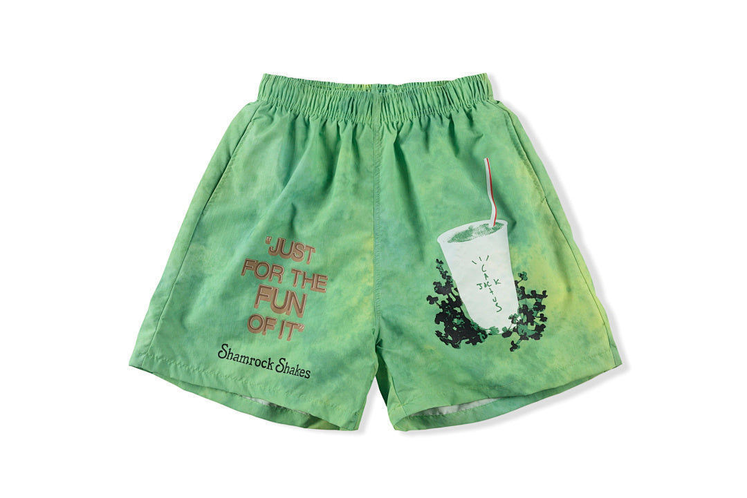 Travis Scott Cactus Jack Shorts tee联名M记周边运动休闲短裤 - view 10