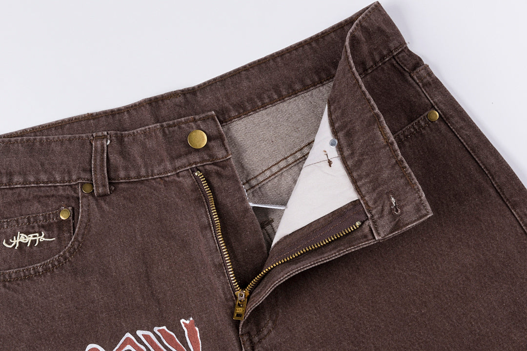 Travis Scott cactus jack Utopia Shorts 牛仔休闲短裤 - view 3
