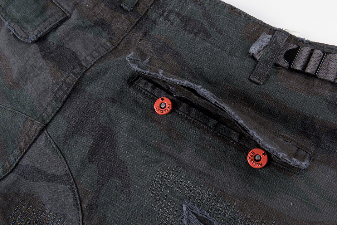 Hellstar Studios Capsule 11Camo Cargo Shorts刺绣工装短裤 - view 8