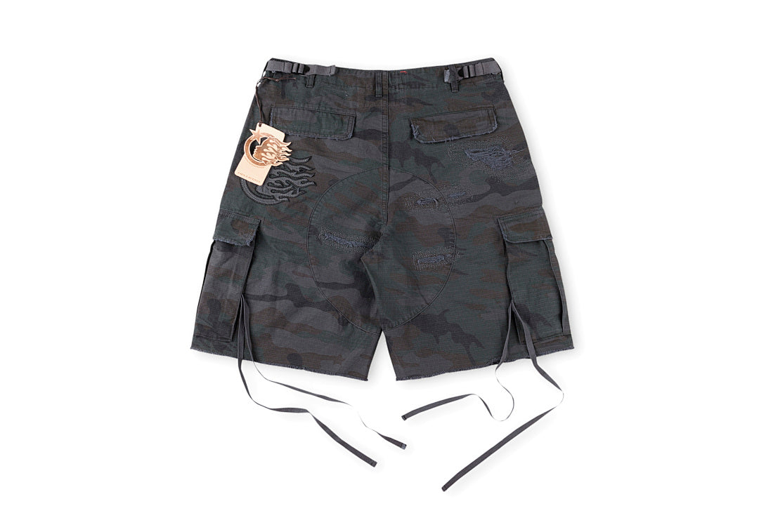 Hellstar Studios Capsule 11Camo Cargo Shorts刺绣工装短裤 - view 11