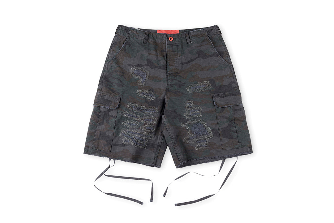 Hellstar Studios Capsule 11Camo Cargo Shorts刺绣工装短裤 - view 12