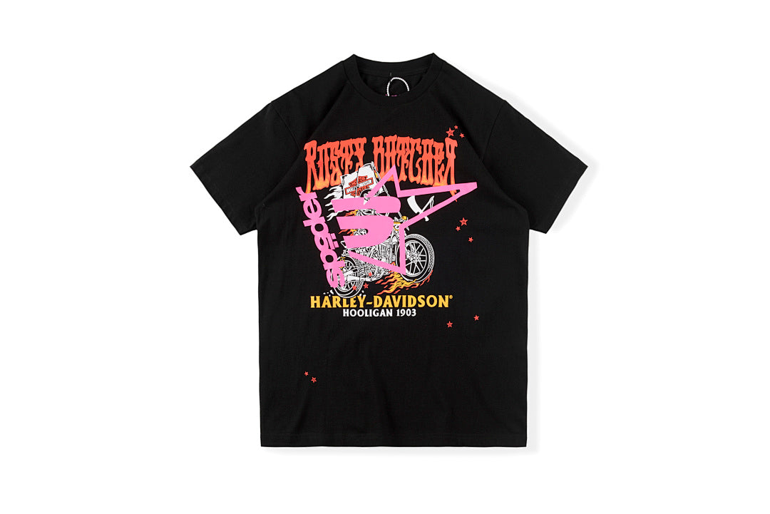 Young Thug 明星同款 Sp5der 555555 Pink Tee 短袖T恤 - view 11